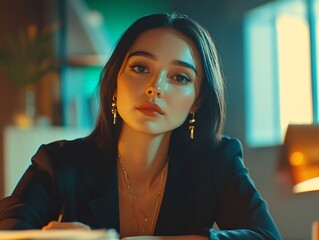 Collaborative business meeting among diverse professionals in a modern office environment candid portrait inspiring atmosphere