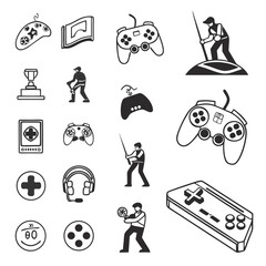 Obraz premium business icon set