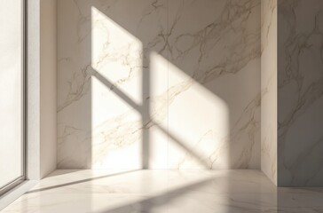 Muji-style beige marble texture, minimalist design with soft