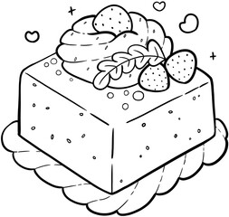 Delicious Dessert Delight On Transparent Background 