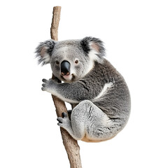 Naklejka premium koala on white background.