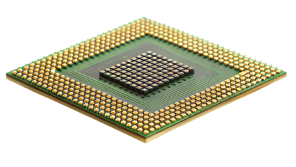 Detailed Microchip Isolated PNG