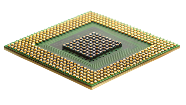 Detailed Microchip Isolated PNG
