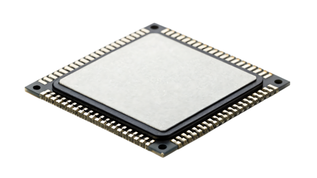 Detailed Microchip Isolated PNG