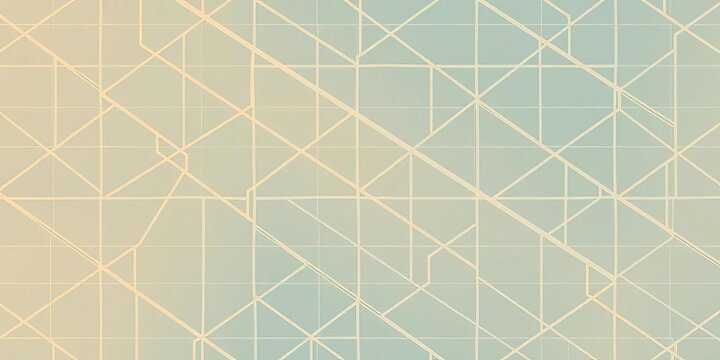 Modern abstract geometric seamless pattern with interlaced slanted lines forming a polygonal grid texture, wallpaper, motif