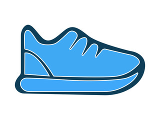 ice skates on white background