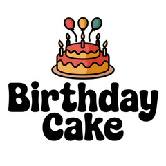 birthday cake with candles