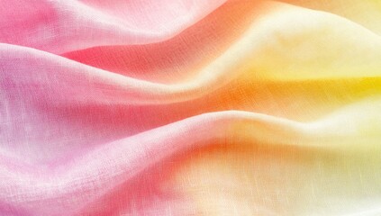 Obraz premium Soft, flowing fabric with a vibrant ombre dye