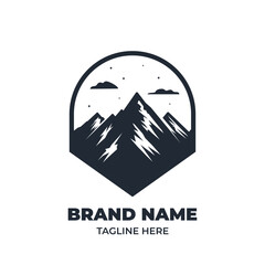The mountain logo