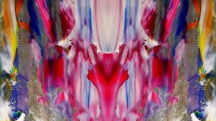 Abstract art background . Hand painting artwork on canvas .