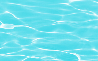 Obraz premium light blue rippling water texture on transparent background