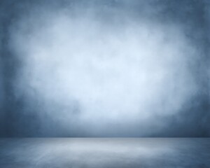 A blank isolated backdrop in dusty blue, ideal for product display and copy space.