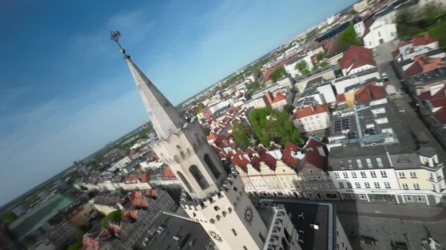 Opole drone fpv shot