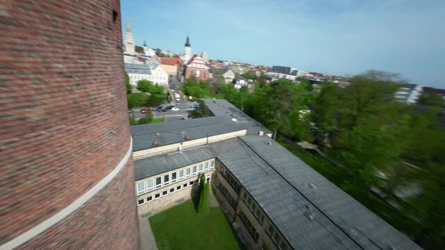Opole drone fpv shot