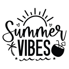 Summer vibes SVG Art & Illustration