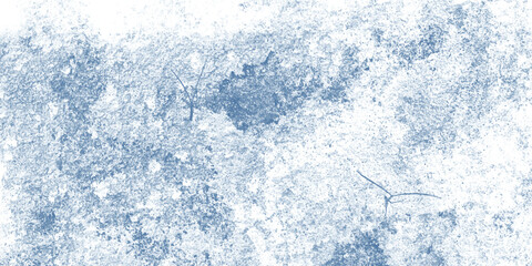 Abstract Expression of Cold Weather in a Blue and White Pattern

