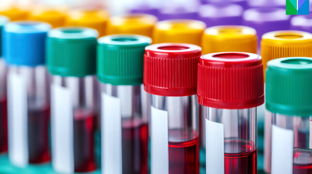 medical research with clinical trial and AI in medicine. AI algorithm comparing patient gene profiles in precision trial for targeted therapies