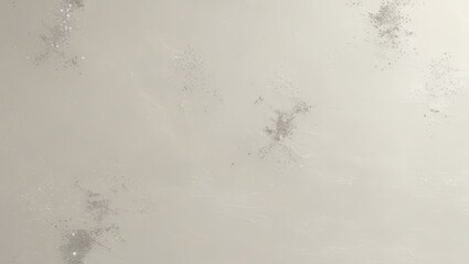 A light beige surface with small silver and gray spots scattered around , hand drawing.