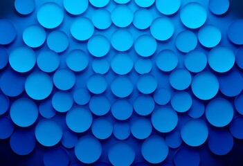 Abstract geometric blue circle pattern background , texture, sea