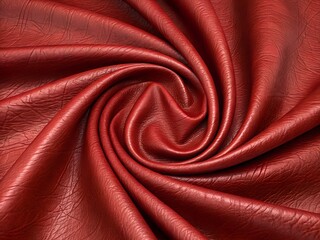 Obraz premium Showcasing Red Leather Textures, Material Quality, and Luxury Product Applications