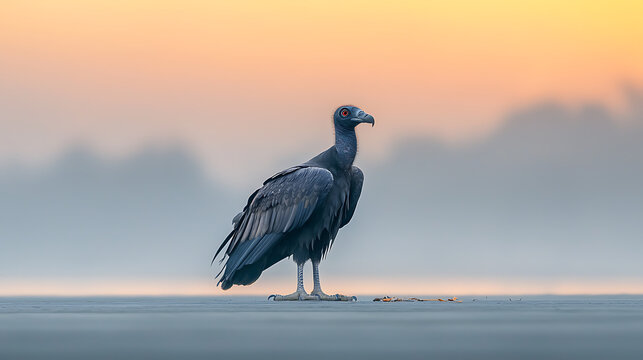 Black Vulture Sunrise Wetland.