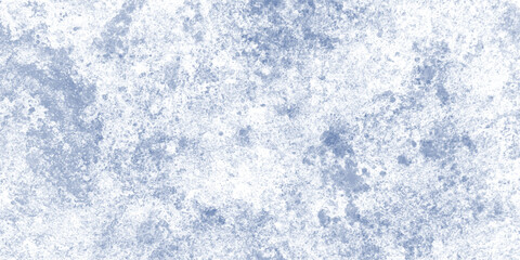 Washed Blue Surface With Natural-Looking Snow Accents and Cracks

