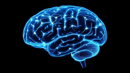 Digital Brain. Artificial Intelligence, Brain Science, Nervous System, Human Mind, Medical Technologies.