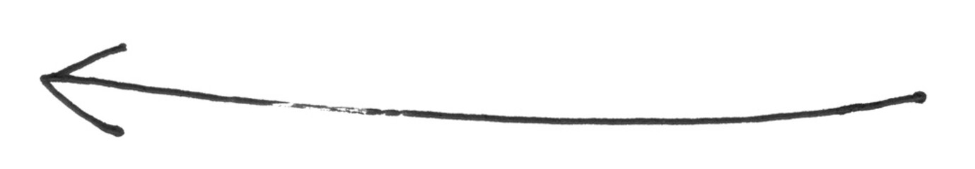 Hand Drawn Arrow Rough Sketch Style Illustration