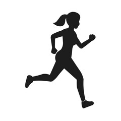 running man silhouette