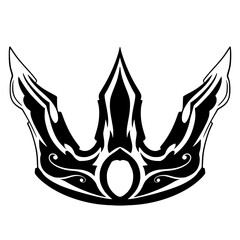 crown logo design. Crown Symbol Illustration