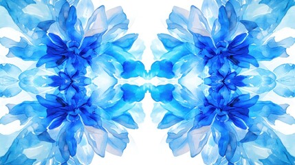Abstract floral symmetrical pattern