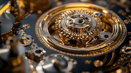 Precision Work Encased in Metal and Gold
