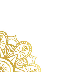 Islamic Elegant Gold Corner