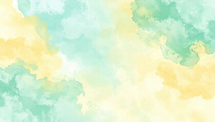 Abstract Watercolor Background With Pastel Colors