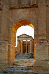 L'antica citt&agrave; Romana di Sufetula, con il foro ed il teatro perfettamente conservati. Sbeitla, Tunisia