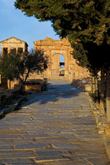 L'antica citt&agrave; Romana di Sufetula, con il foro ed il teatro perfettamente conservati. Sbeitla, Tunisia
