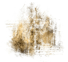 old golden overlay paper background