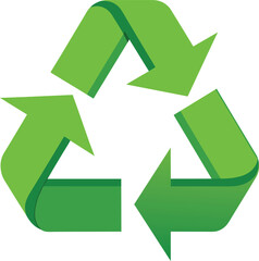 Green Recycling Symbol Eco Friendly Arrows