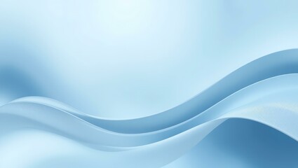 Naklejka premium Soft blue waves on a smooth background create a serene and calming visual, perfect for various designs and themes.