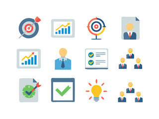 kpi and performance icons