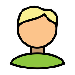 Profile Vector Filled Icon Design