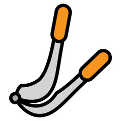 Garlic Crusher Vector Filled Icon Design