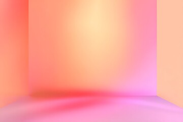 An isolated background with pastel pink to peach gradient shades, showcasing a clean visual concept.