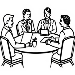  Business Meeting Scene Outline