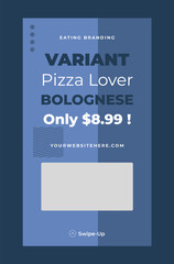 Naklejka premium Instagram Stories