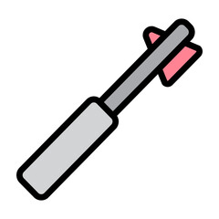 Reflex Hammer Vector Filled Icon Design