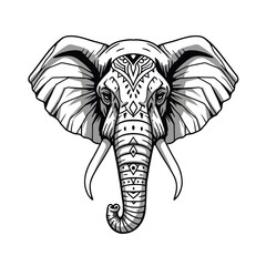 Multiple representations of Ganesha sitting cross-legged, holding symbolic items like modaks, lotuses, and weapons.