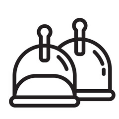 cupping line icon