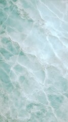 Fototapeta premium An uncluttered surface with frosted mint finish, showcasing a austere isolated design.