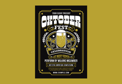 Oktoberfest Celebration Flyer